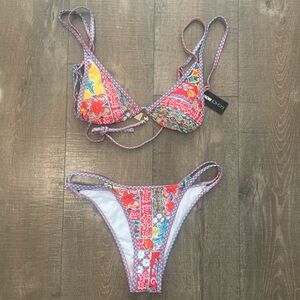 Fashion Nova Multicolor Bikini Set